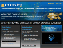 Tablet Screenshot of coinex.org
